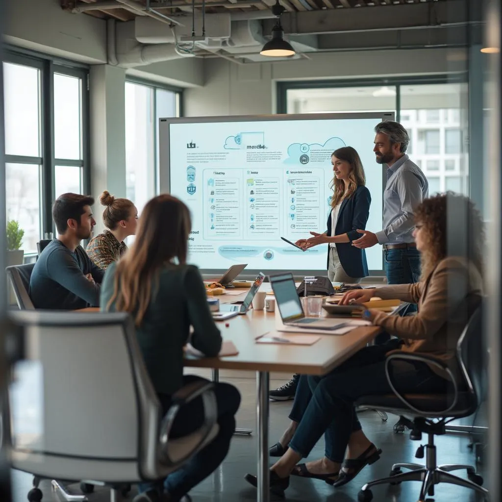 Sesión de coaching grupal