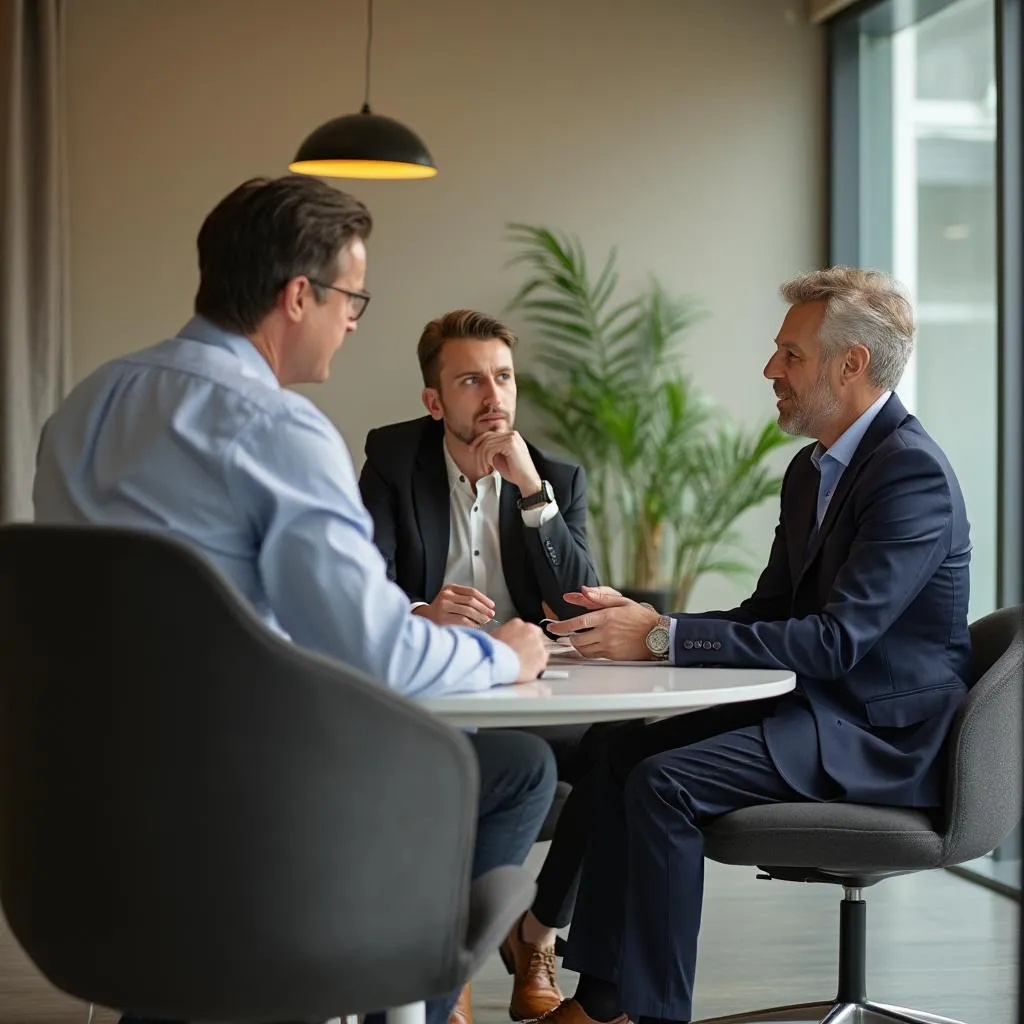 Sesión de coaching ejecutivo