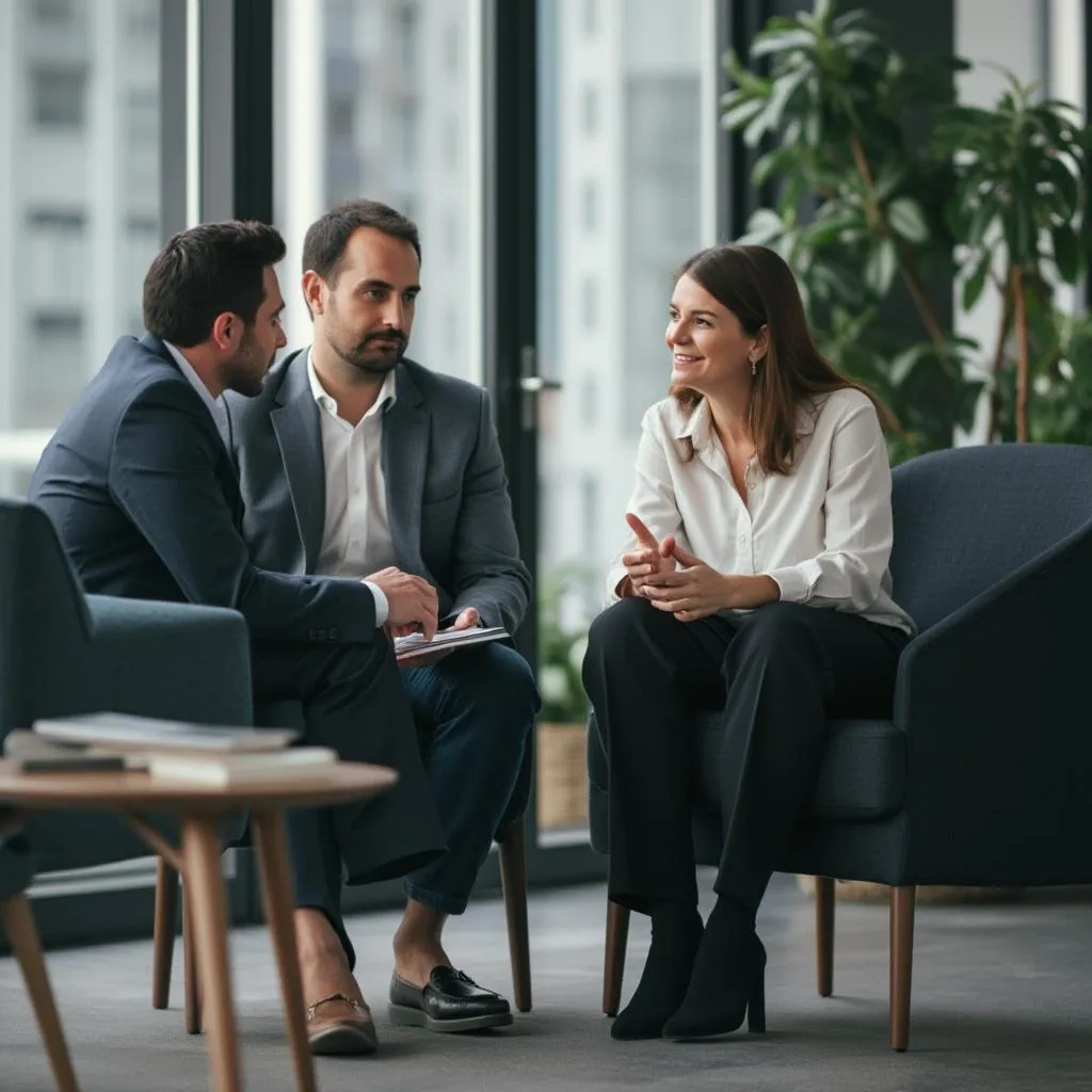 Sesión de coaching en acción