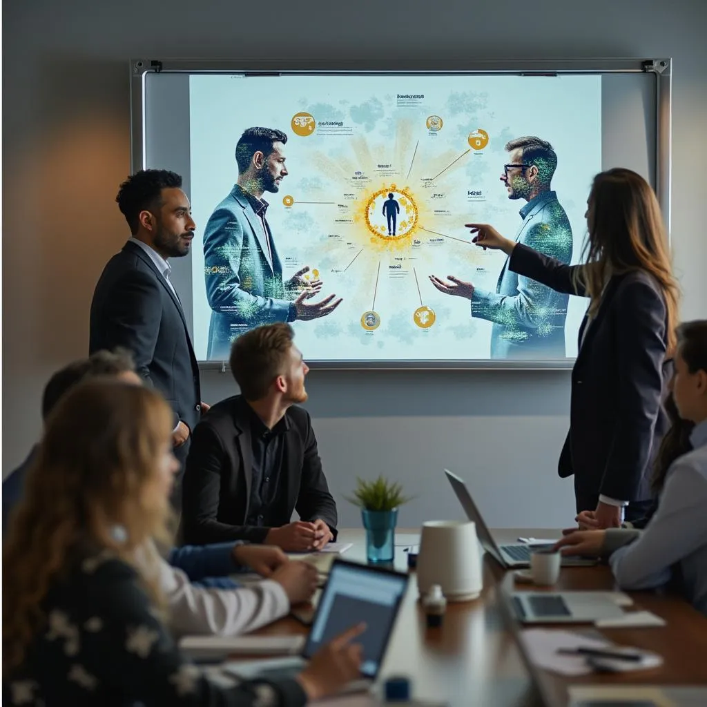 Visualización de la misión de coaching empresarial